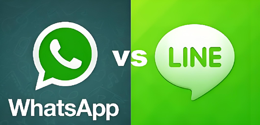 LINE 和 WhatsApp 一样吗？